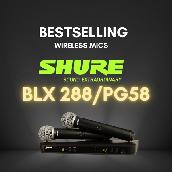 Elevate Your Karaoke Experience with the Shure BLX288 PG58 A