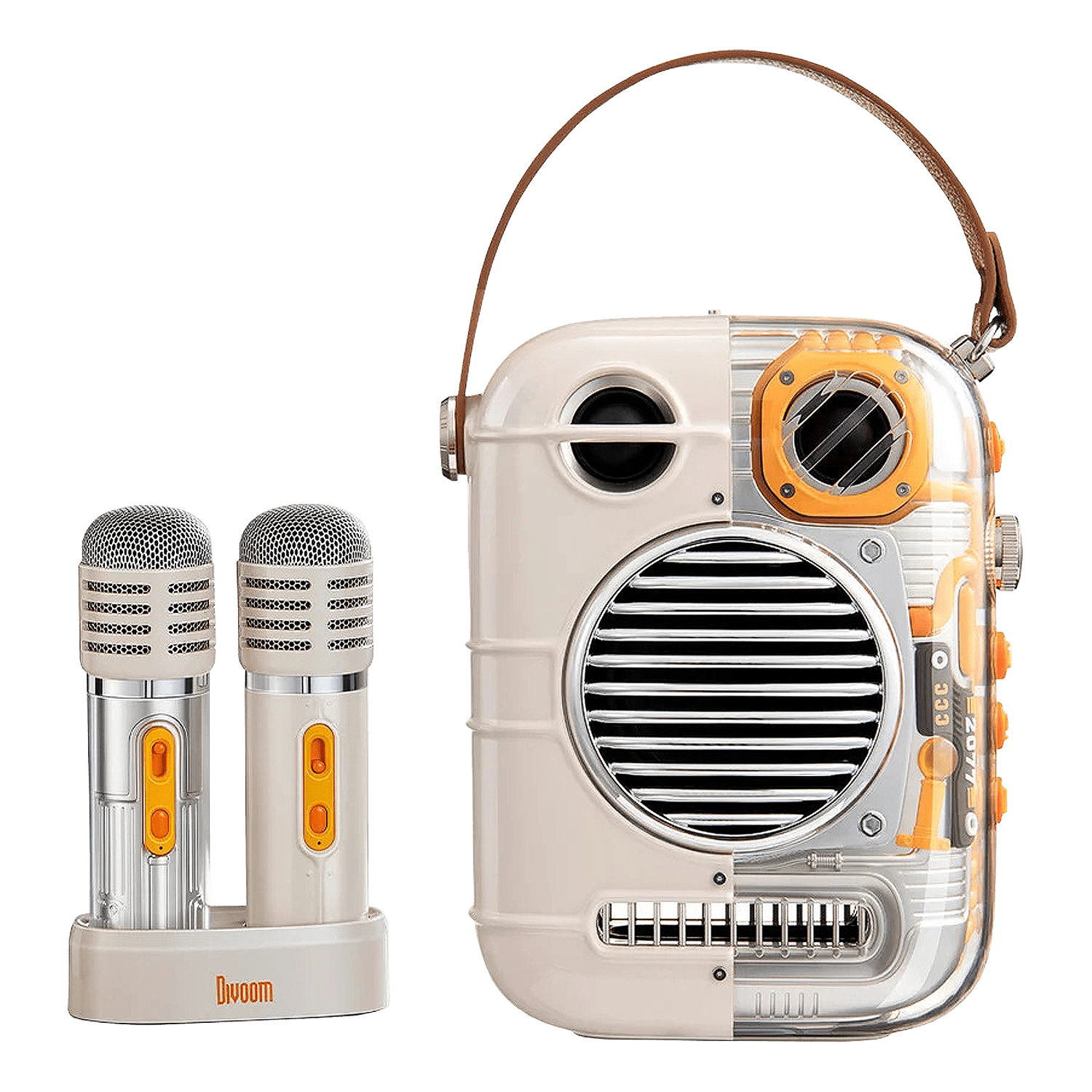 Divoom Spark-Pro Dual Wireless Microphone Karaoke Set