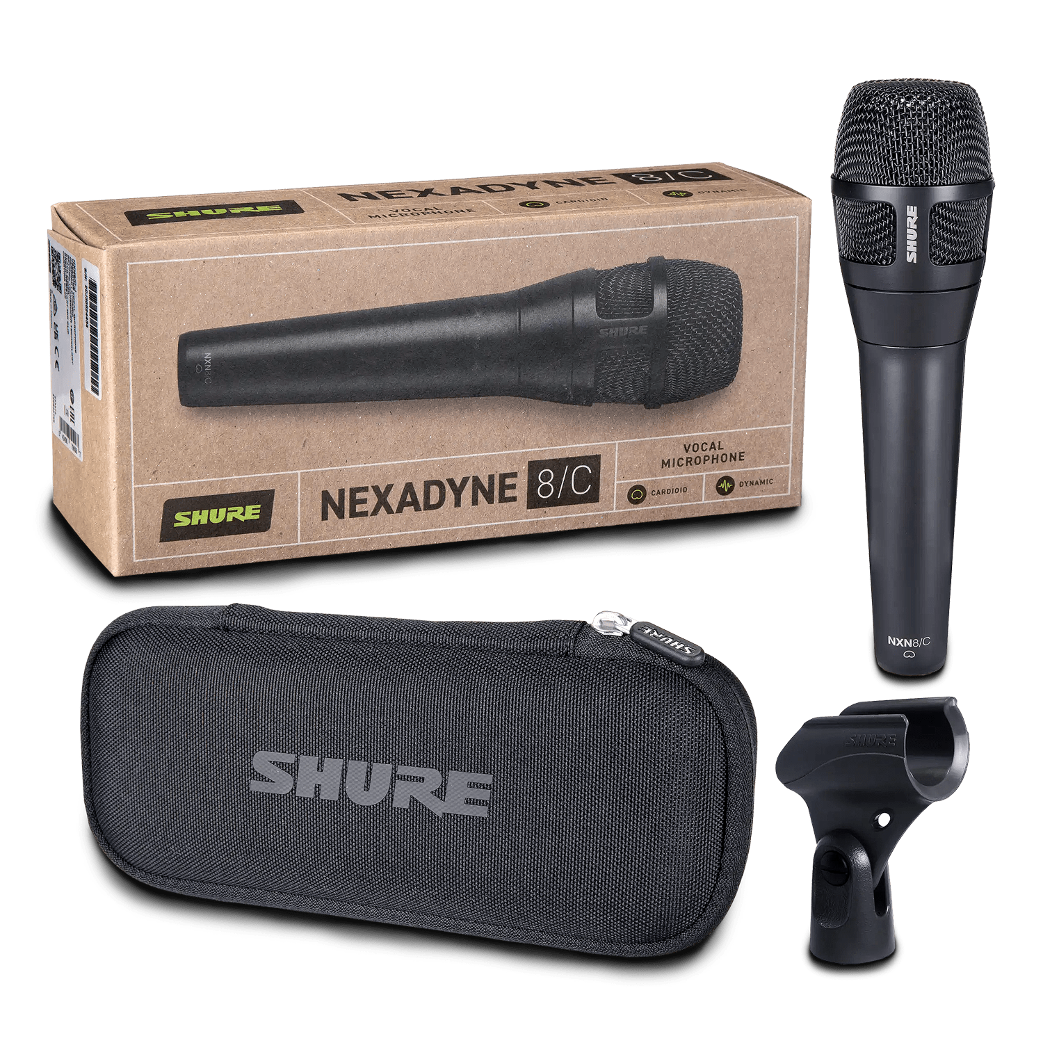 Shure Nexadyne 8/C Dynamic Cardioid Revonic Wired Vocal Microphone
